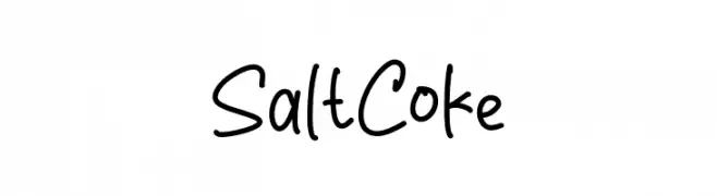 Salt Coke  Frei Schriftart Herunterladen