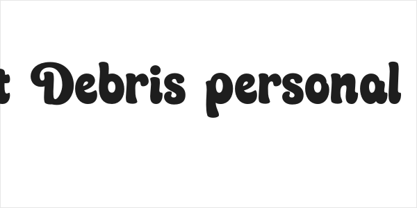 Salt Debris personal use Logo