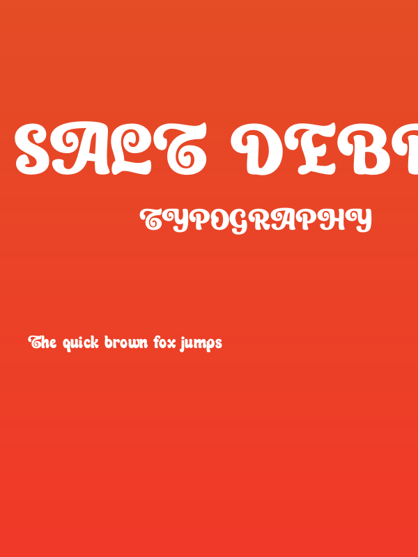 Salt Debris personal use Poster