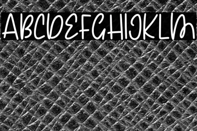 Salt & Pepper Font examples