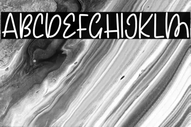 Salt & Pepper Font examples