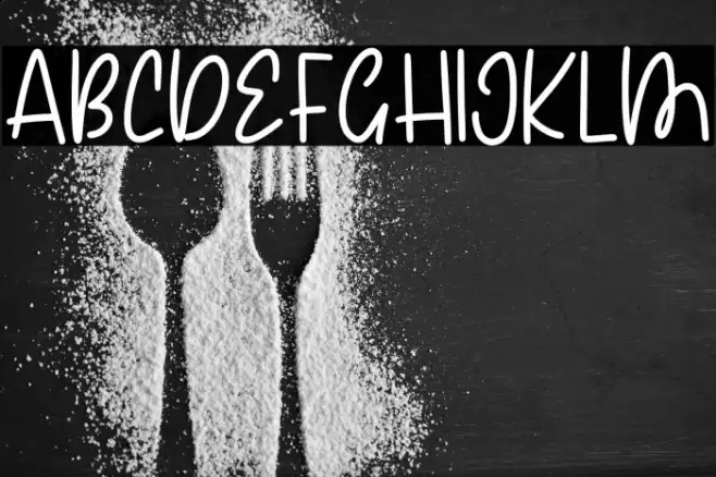 Salt & Pepper Font examples