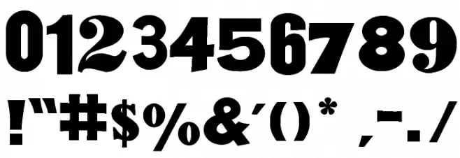 Salt Pet Non Eroded Bold Font OTHER CHARS