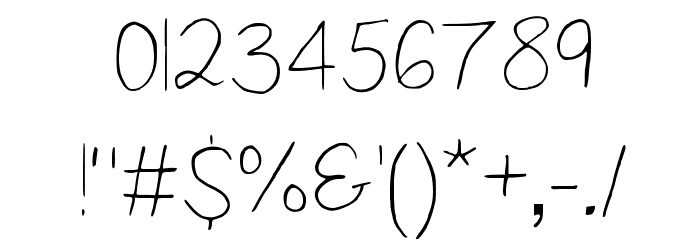 Salt Regular Font OTHER CHARS