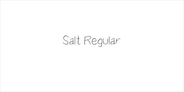 Salt Regular Logo