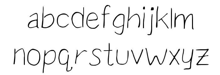 Salt Regular Font LOWERCASE