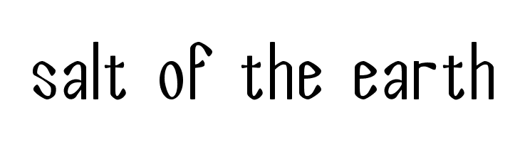 Salt of the Earth  Fuentes Gratis Descargar