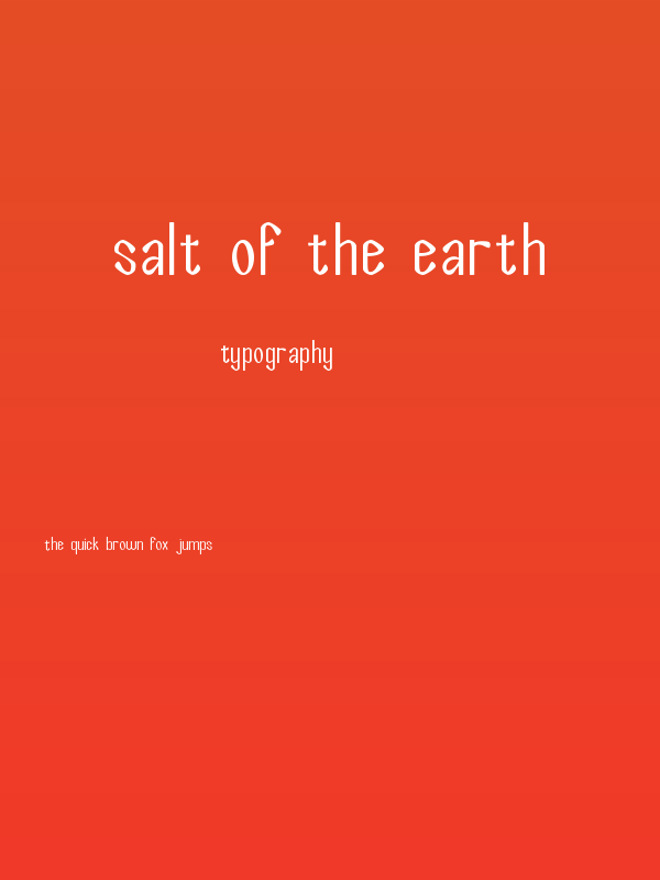Salt of the Earth Poster