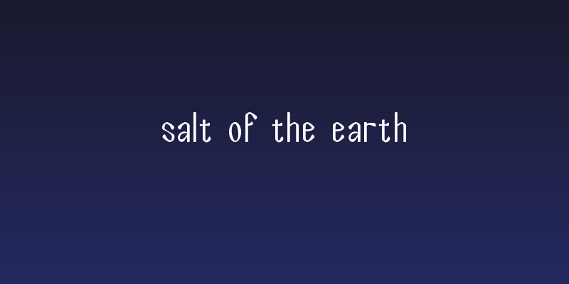 Salt of the Earth Social Header