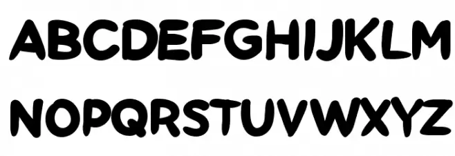 Salt Font UPPERCASE