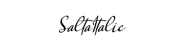Salta Italic  Descarca Fonturi Gratis
