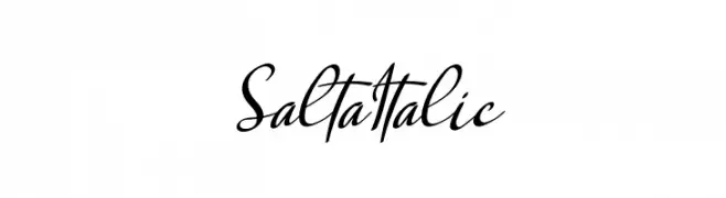 Salta Italic  les polices de caractères gratuit tlcharger