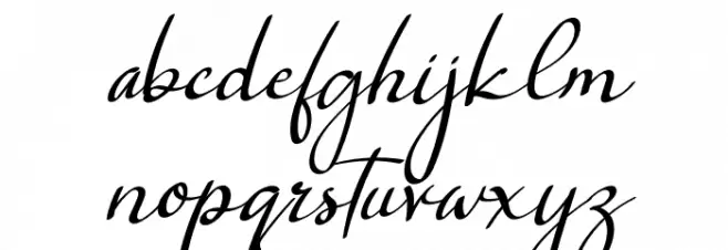 Salta Italic फ़ॉन्ट लोअरकेस