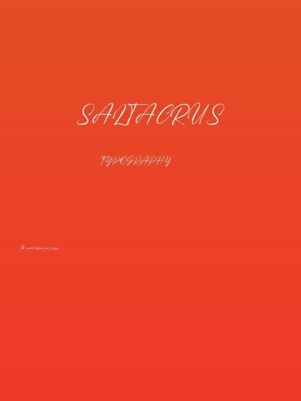 Saltacrus Poster