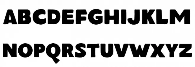 SaltburgDEMO Schriftart Kleinbuchstaben
