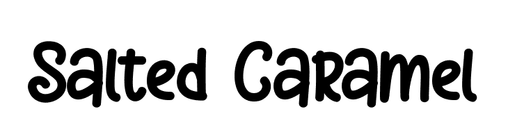 Salted Caramel  Frei Schriftart Herunterladen