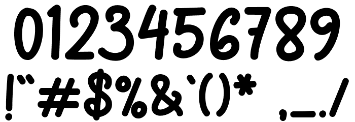 Salted Caramel Font OTHER CHARS