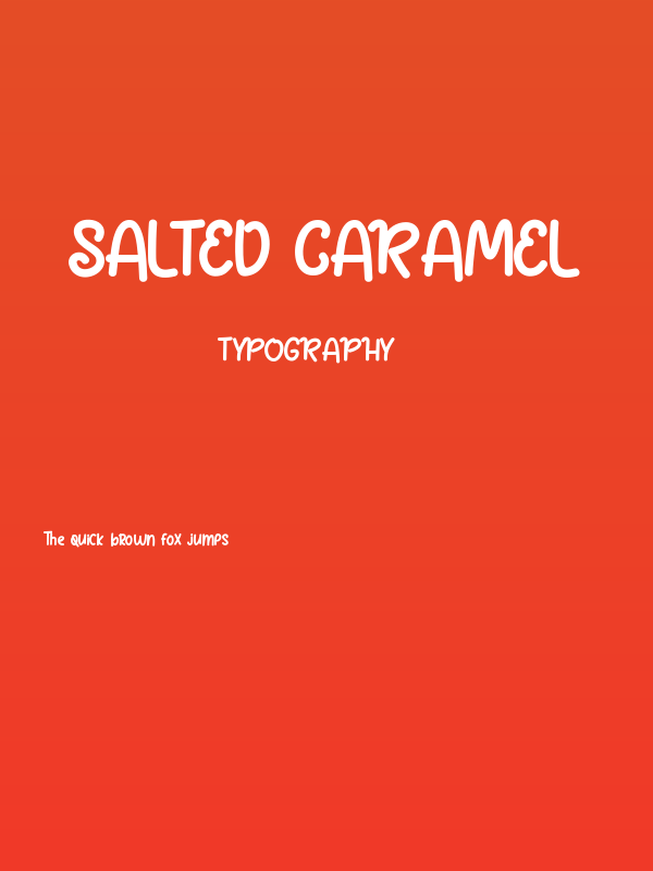 Salted Caramel Poster