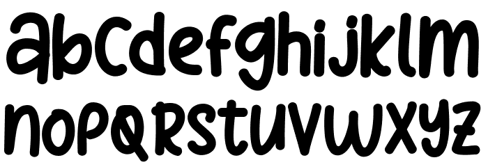 Salted Caramel Font LOWERCASE