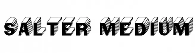Salter Medium  Fuentes Gratis Descargar
