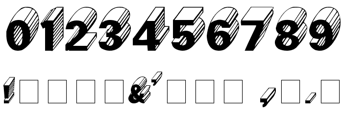 Salter Medium Font OTHER CHARS