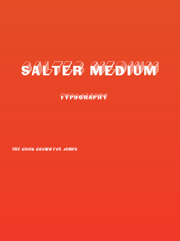 Salter Medium Poster