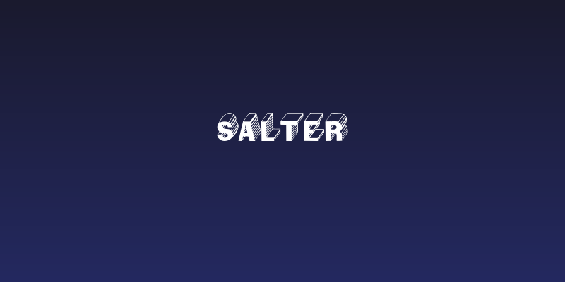 Salter Social Header