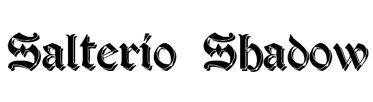 Salterio Shadow  Free Fonts Download