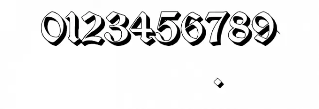 Salterio Three Font OTHER CHARS