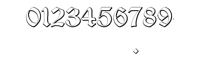 Salterio Font OTHER CHARS