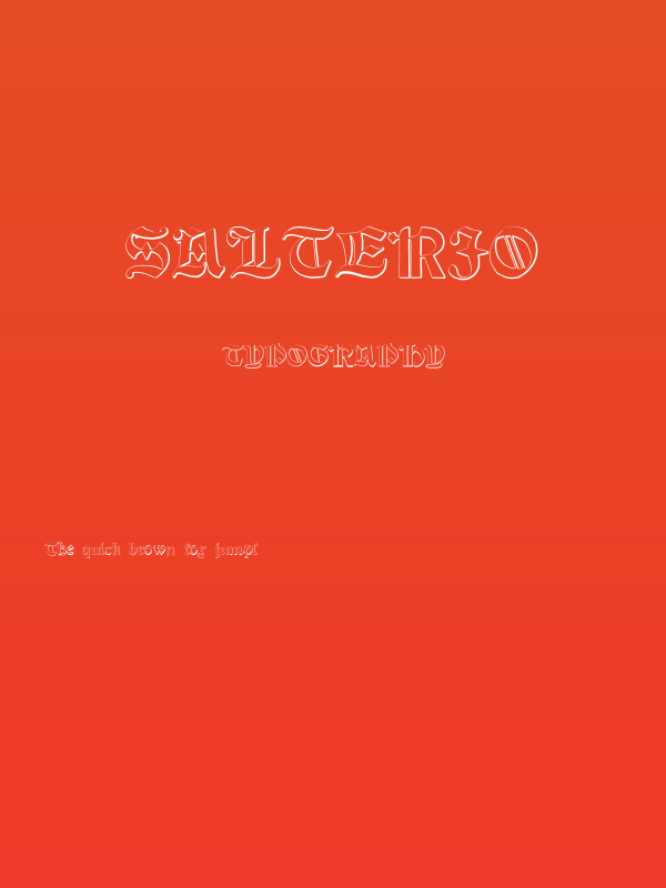 Salterio Poster