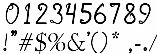 Salthink Font OTHER CHARS