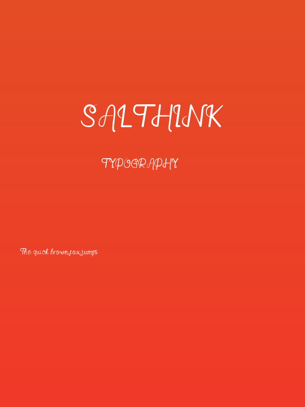 Salthink Poster