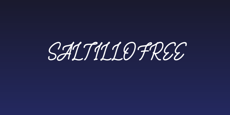 Saltillo FREE Social Header