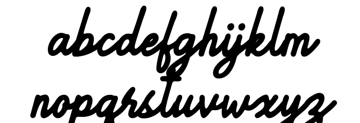 Saltillo FREE Font LOWERCASE