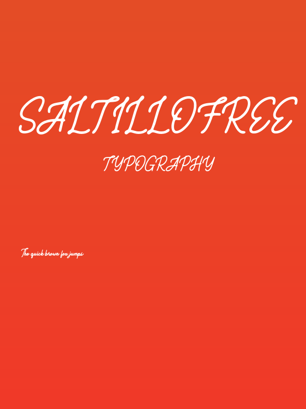 SaltilloFREE Poster