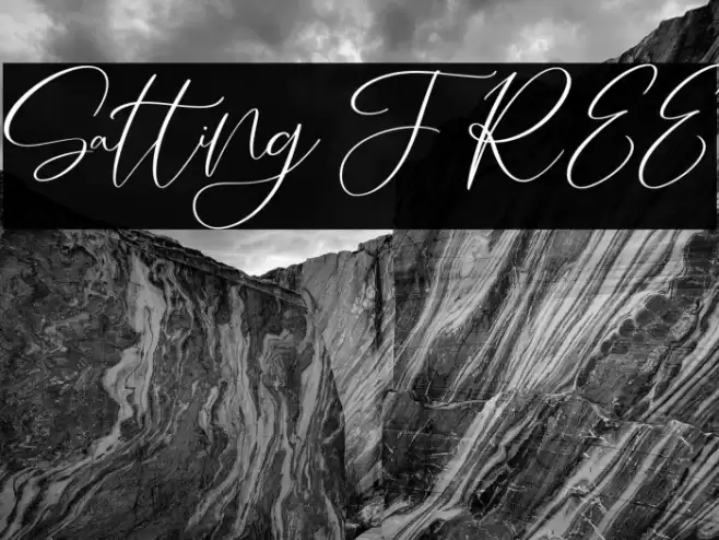 Salting FREE Font examples