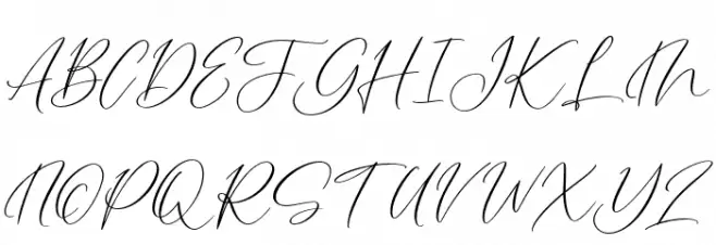 SaltingFREE Font UPPERCASE