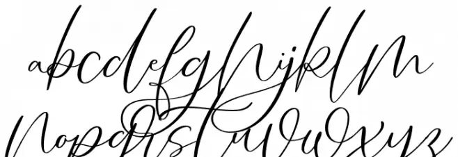 SaltingFREE Schriftart Kleinbuchstaben