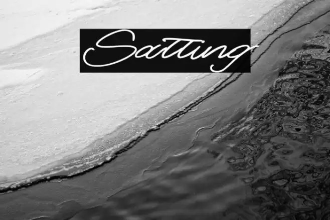 Salting Font examples