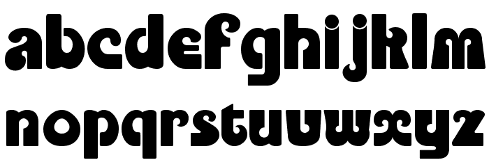 Saltire Font LOWERCASE