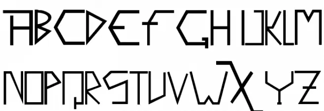 Salto Schriftart Groß