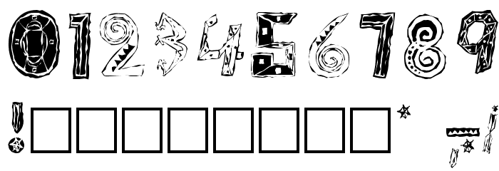 SaltoTwo Regular Font OTHER CHARS