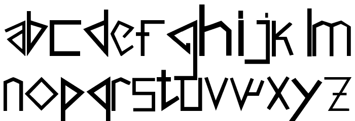 Salto Font LOWERCASE