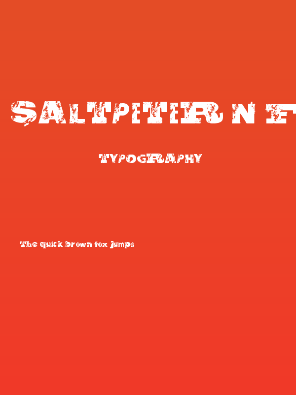 Saltpeter N Fungus Bold Poster