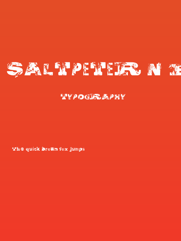 Saltpeter N Fungus Poster