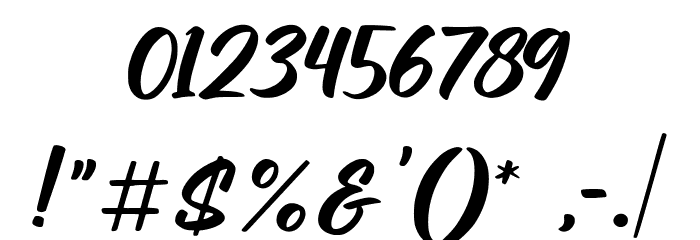 Saltwater World Font OTHER CHARS