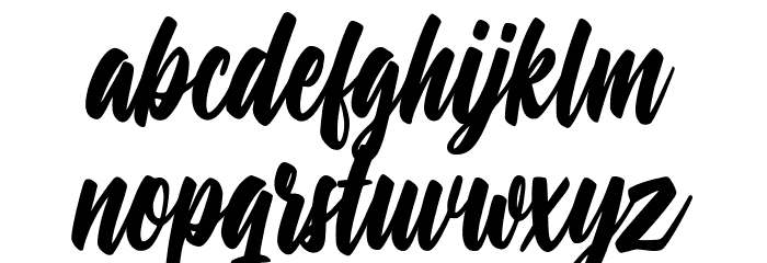 Saltwater World Font LOWERCASE