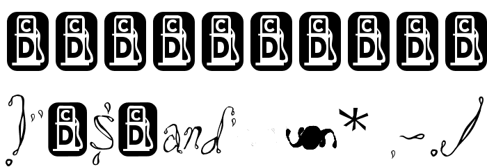 Saltwater Font OTHER CHARS