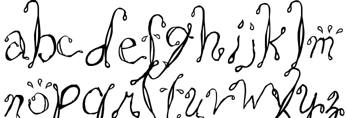 Saltwater Font LOWERCASE